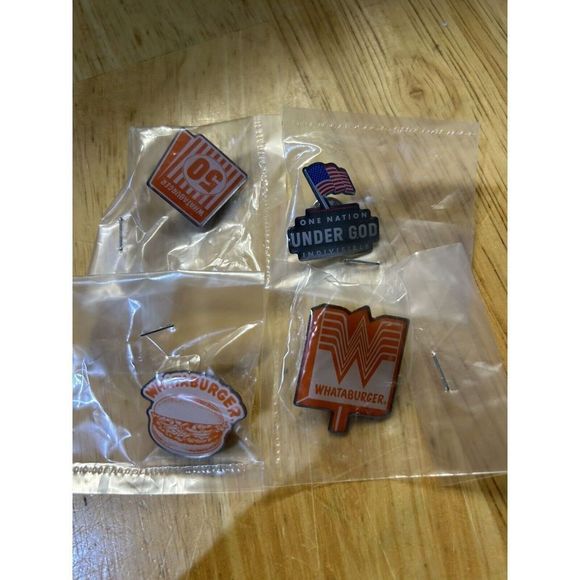 Whataburger Accessories Brandnew Cool Whataburger Pins Sealed Lot